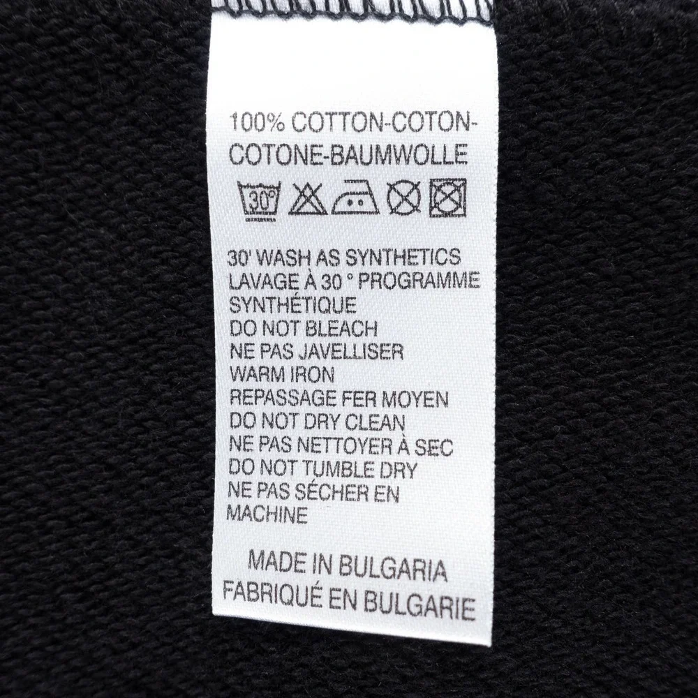 Paul Smith Zip-Up Embroidered Hoodie Cotton Men's Medium Black - Picture 6 of 6